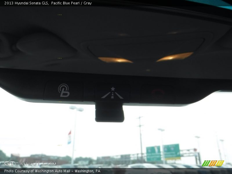 Pacific Blue Pearl / Gray 2013 Hyundai Sonata GLS