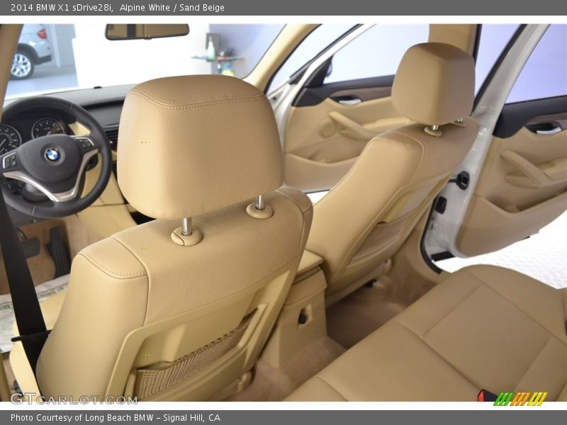Alpine White / Sand Beige 2014 BMW X1 sDrive28i