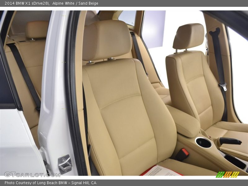 Alpine White / Sand Beige 2014 BMW X1 sDrive28i