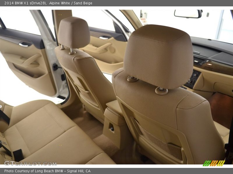 Alpine White / Sand Beige 2014 BMW X1 sDrive28i