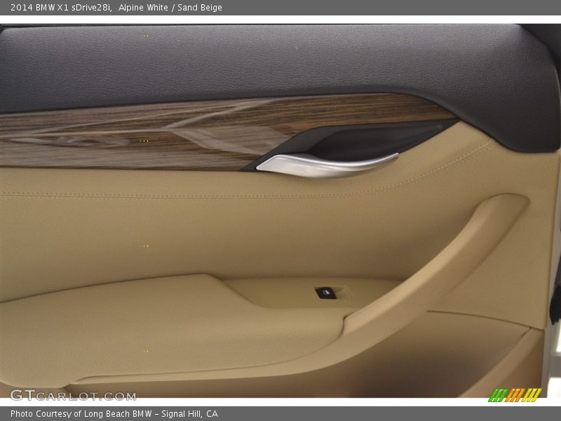 Alpine White / Sand Beige 2014 BMW X1 sDrive28i