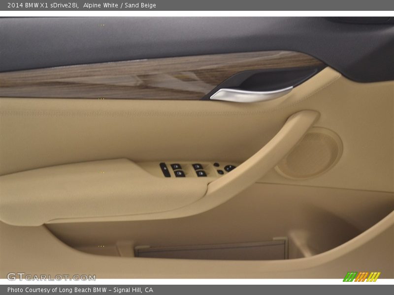 Alpine White / Sand Beige 2014 BMW X1 sDrive28i
