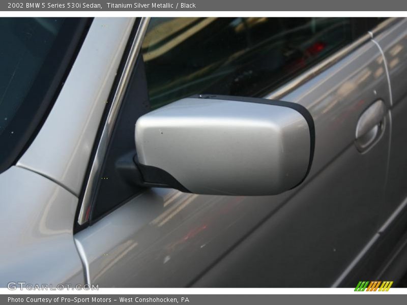 Titanium Silver Metallic / Black 2002 BMW 5 Series 530i Sedan