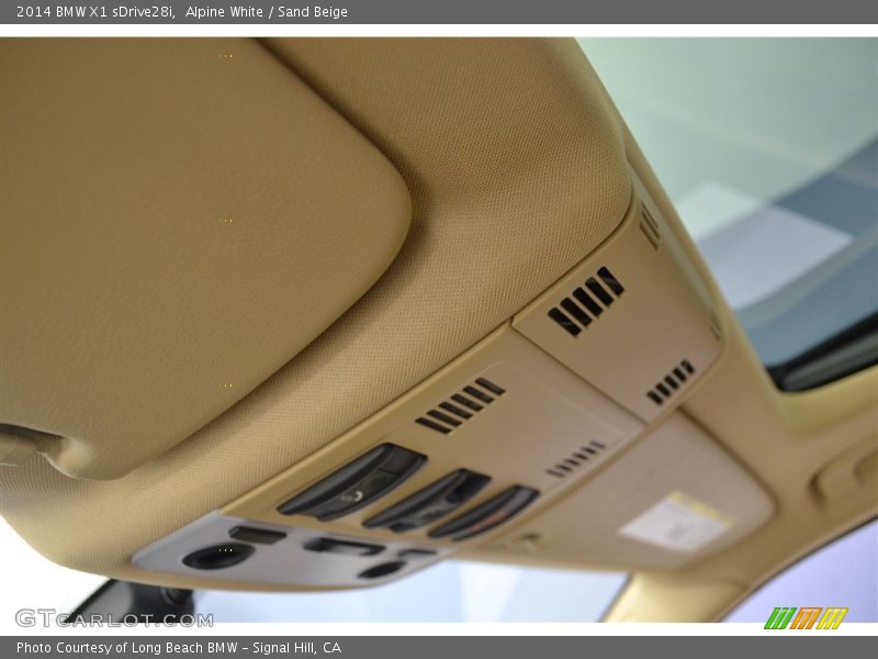 Alpine White / Sand Beige 2014 BMW X1 sDrive28i