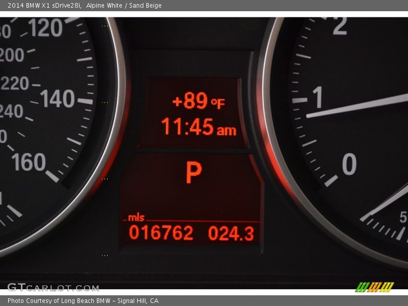 Alpine White / Sand Beige 2014 BMW X1 sDrive28i