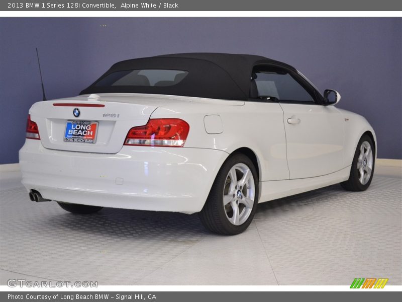 Alpine White / Black 2013 BMW 1 Series 128i Convertible