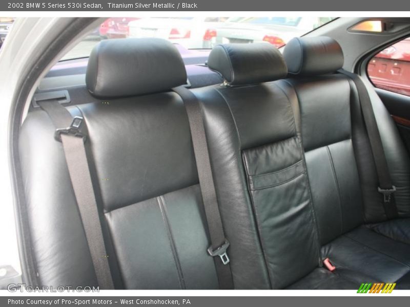 Titanium Silver Metallic / Black 2002 BMW 5 Series 530i Sedan