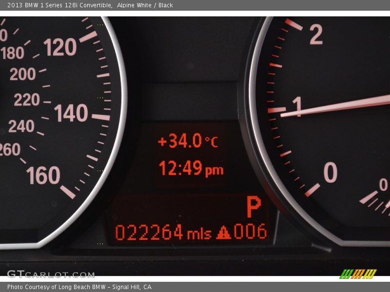 Alpine White / Black 2013 BMW 1 Series 128i Convertible