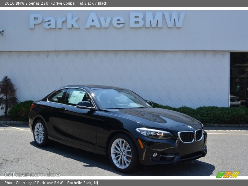 Jet Black / Black 2016 BMW 2 Series 228i xDrive Coupe