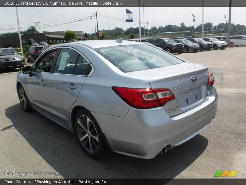 Ice Silver Metallic / Slate Black 2016 Subaru Legacy 3.6R Limited