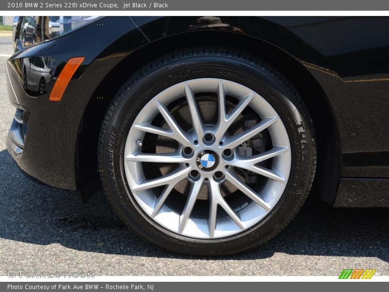 Jet Black / Black 2016 BMW 2 Series 228i xDrive Coupe