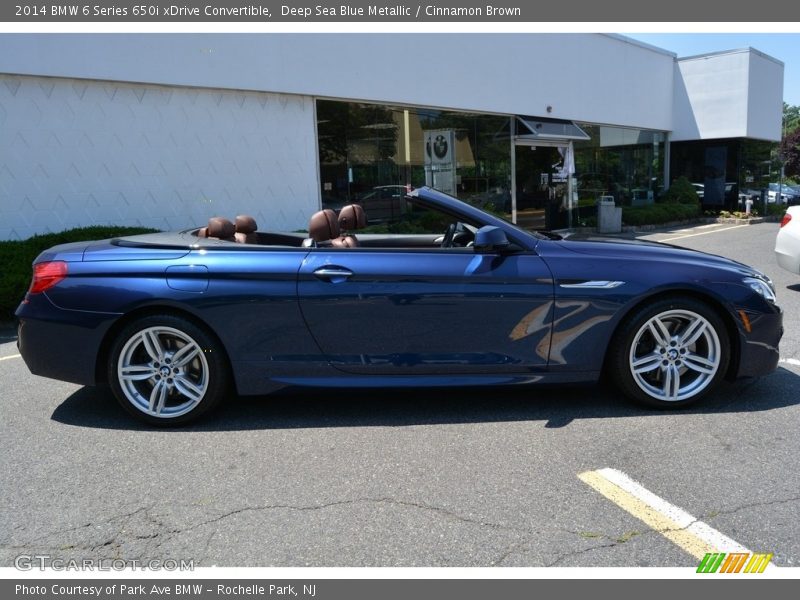  2014 6 Series 650i xDrive Convertible Deep Sea Blue Metallic
