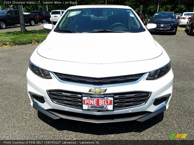 Summit White / Jet Black 2016 Chevrolet Malibu LT