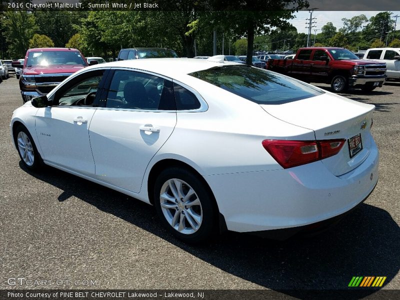Summit White / Jet Black 2016 Chevrolet Malibu LT