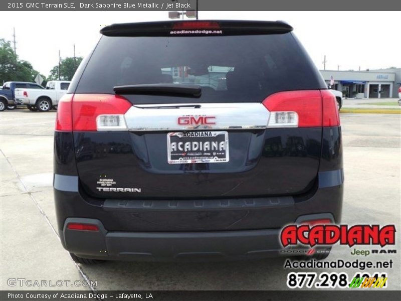 Dark Sapphire Blue Metallic / Jet Black 2015 GMC Terrain SLE