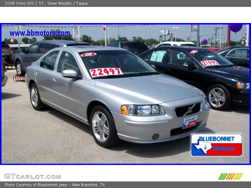 Silver Metallic / Taupe 2008 Volvo S60 2.5T