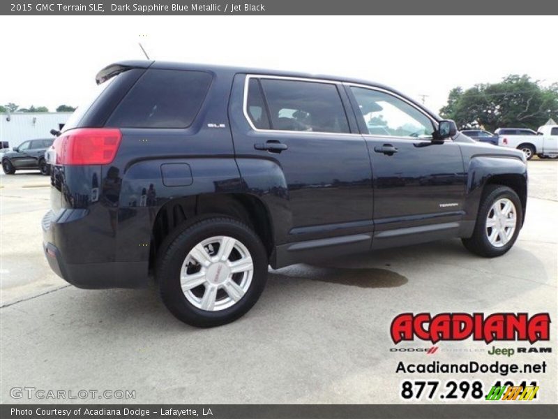 Dark Sapphire Blue Metallic / Jet Black 2015 GMC Terrain SLE