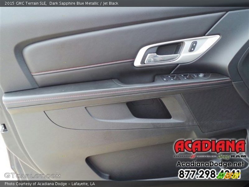 Dark Sapphire Blue Metallic / Jet Black 2015 GMC Terrain SLE