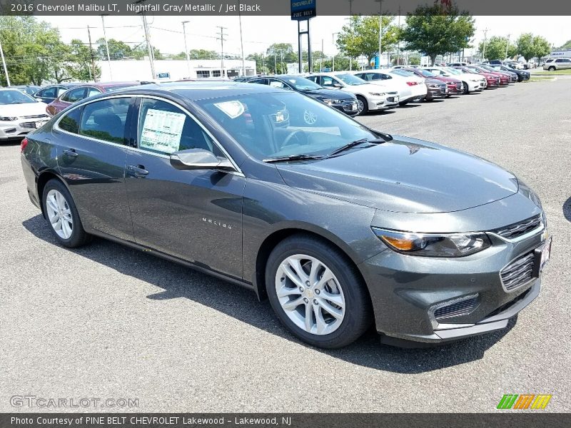 Nightfall Gray Metallic / Jet Black 2016 Chevrolet Malibu LT