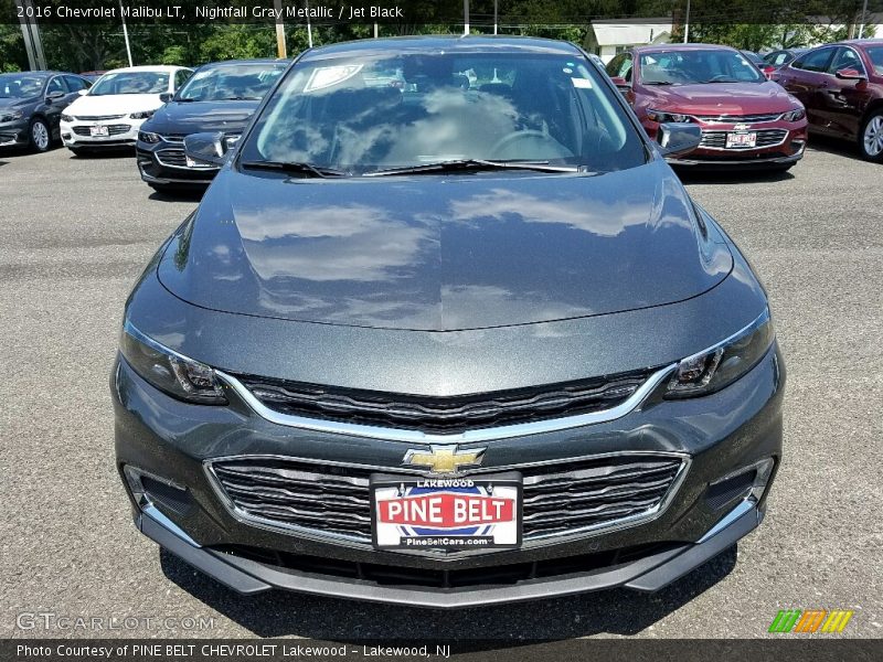 Nightfall Gray Metallic / Jet Black 2016 Chevrolet Malibu LT