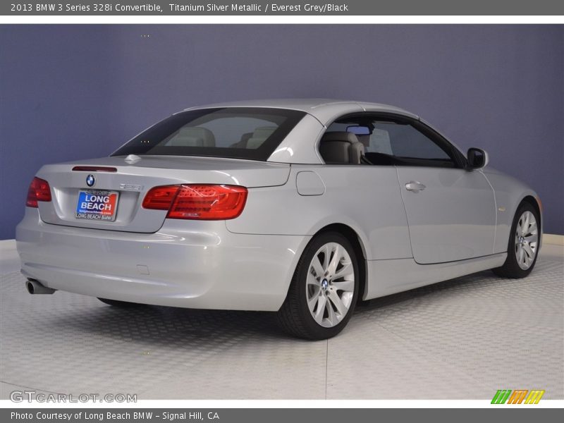 Titanium Silver Metallic / Everest Grey/Black 2013 BMW 3 Series 328i Convertible