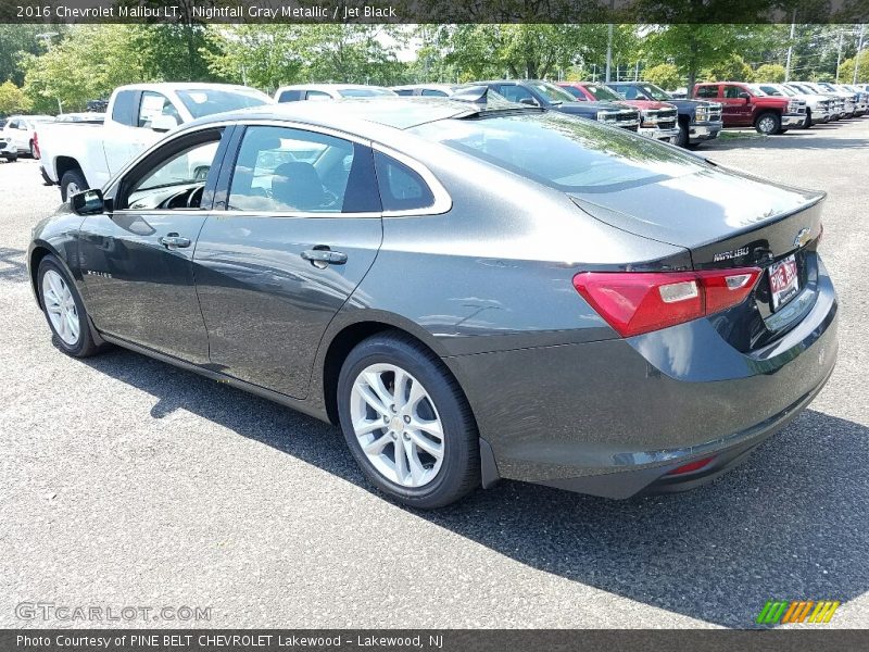 Nightfall Gray Metallic / Jet Black 2016 Chevrolet Malibu LT