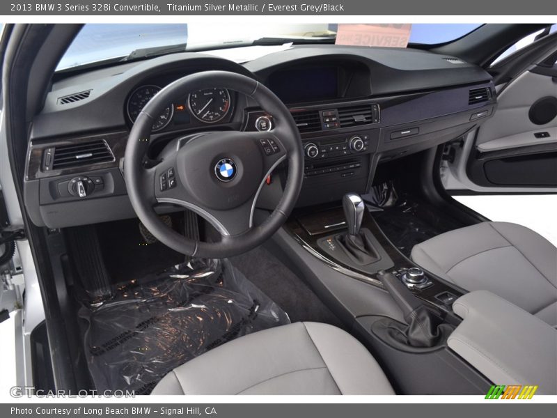 Titanium Silver Metallic / Everest Grey/Black 2013 BMW 3 Series 328i Convertible