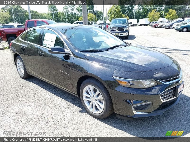Mosaic Black Metallic / Jet Black 2016 Chevrolet Malibu LT