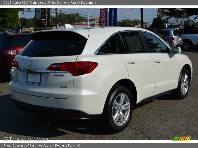 White Diamond Pearl / Parchment 2015 Acura RDX Technology