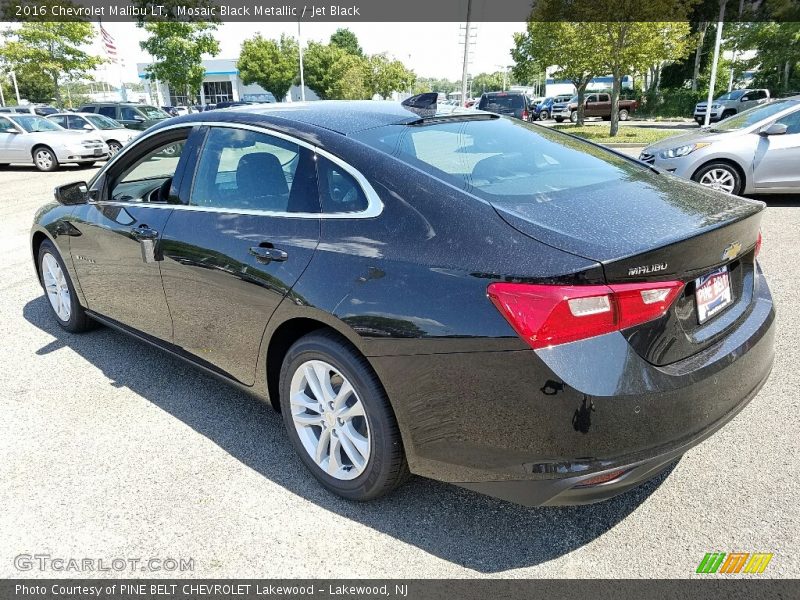 Mosaic Black Metallic / Jet Black 2016 Chevrolet Malibu LT
