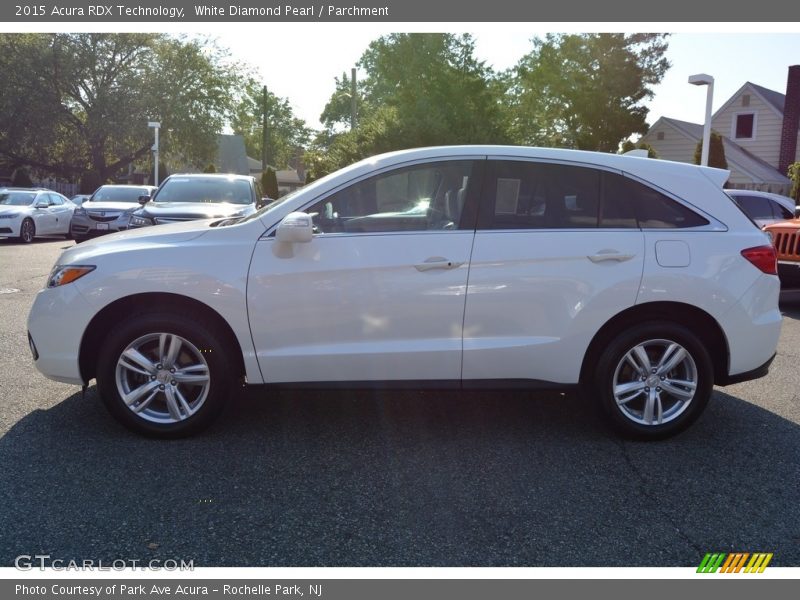 White Diamond Pearl / Parchment 2015 Acura RDX Technology
