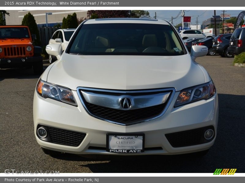 White Diamond Pearl / Parchment 2015 Acura RDX Technology