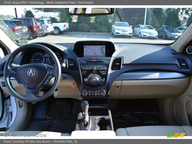 White Diamond Pearl / Parchment 2015 Acura RDX Technology