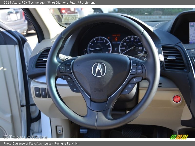 White Diamond Pearl / Parchment 2015 Acura RDX Technology
