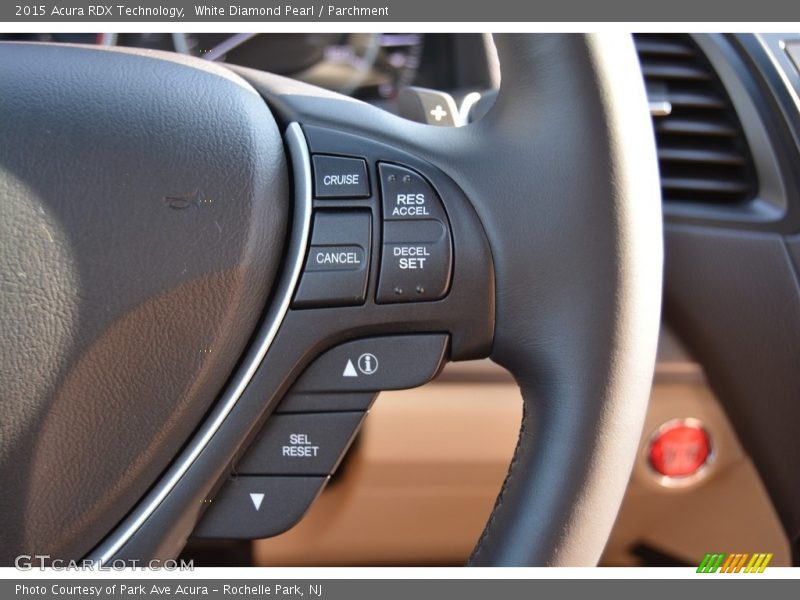 White Diamond Pearl / Parchment 2015 Acura RDX Technology