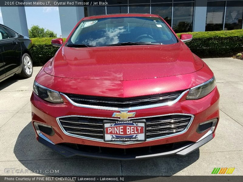 Crystal Red Tintcoat / Jet Black 2016 Chevrolet Malibu LT