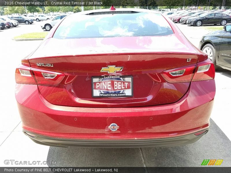 Crystal Red Tintcoat / Jet Black 2016 Chevrolet Malibu LT