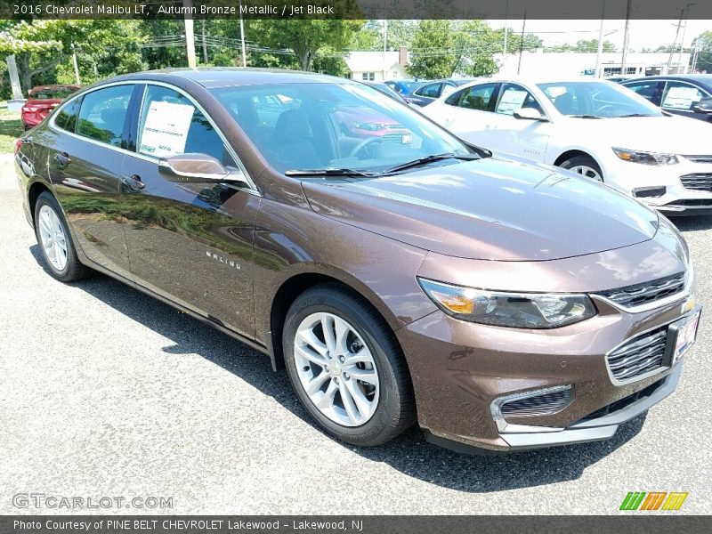 Autumn Bronze Metallic / Jet Black 2016 Chevrolet Malibu LT