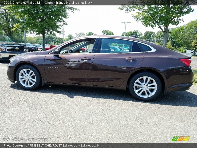 Autumn Bronze Metallic / Jet Black 2016 Chevrolet Malibu LT