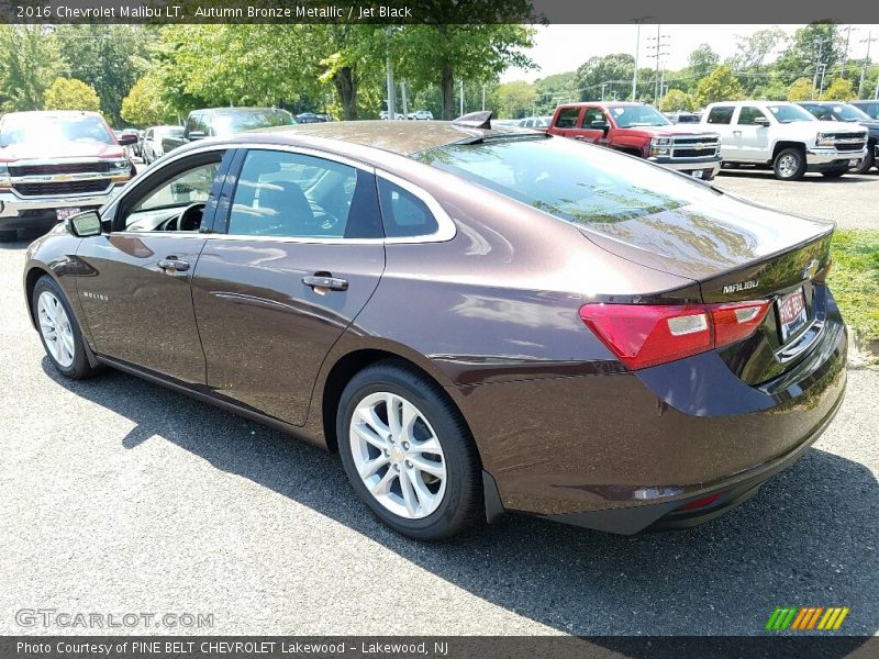 Autumn Bronze Metallic / Jet Black 2016 Chevrolet Malibu LT