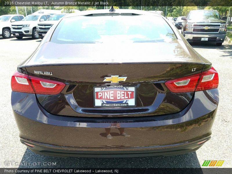 Autumn Bronze Metallic / Jet Black 2016 Chevrolet Malibu LT