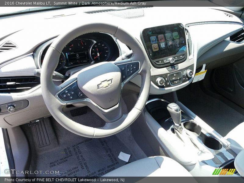 Summit White / Dark Atmosphere/Medium Ash Gray 2016 Chevrolet Malibu LT