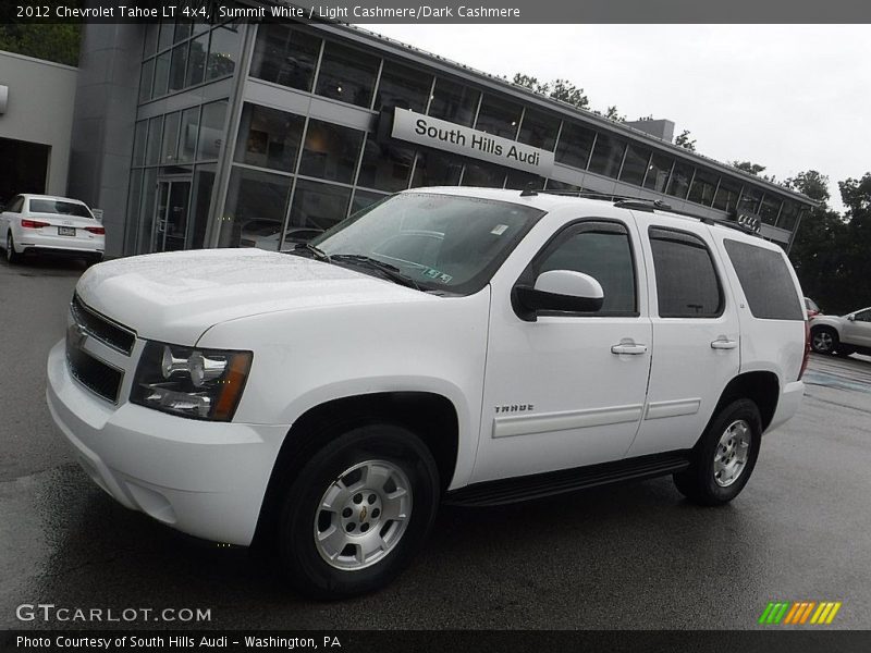Summit White / Light Cashmere/Dark Cashmere 2012 Chevrolet Tahoe LT 4x4