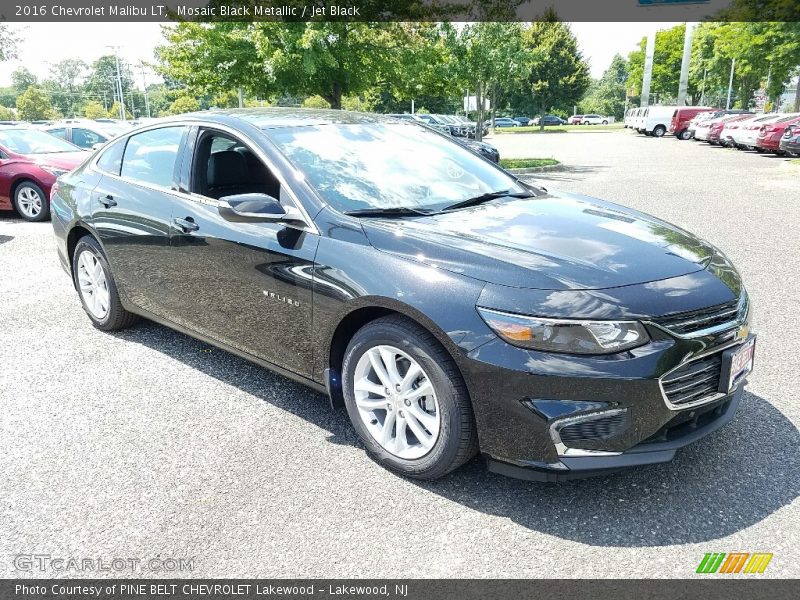 Mosaic Black Metallic / Jet Black 2016 Chevrolet Malibu LT