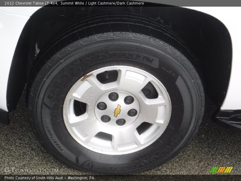Summit White / Light Cashmere/Dark Cashmere 2012 Chevrolet Tahoe LT 4x4