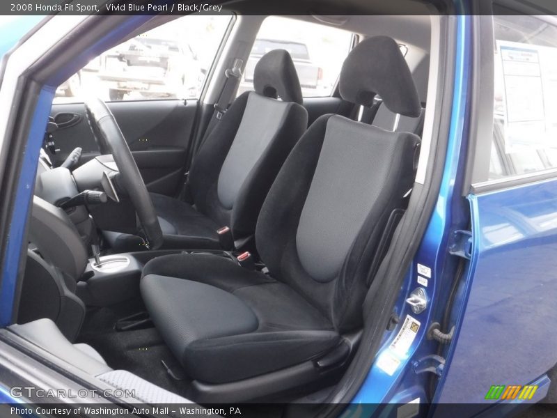 Vivid Blue Pearl / Black/Grey 2008 Honda Fit Sport