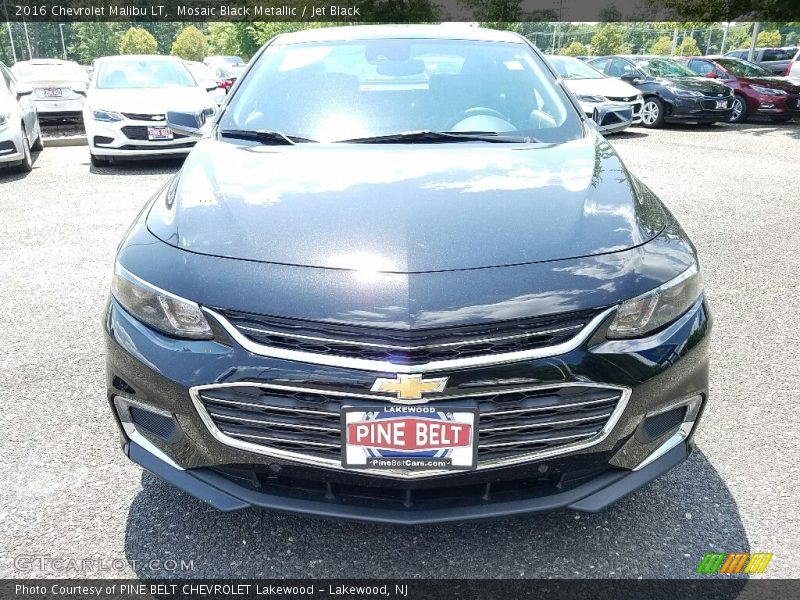 Mosaic Black Metallic / Jet Black 2016 Chevrolet Malibu LT