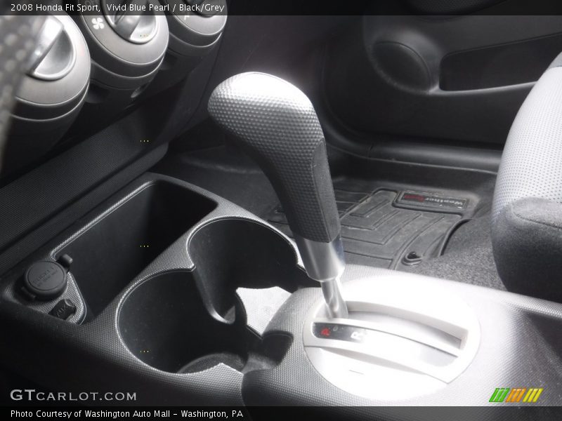 Vivid Blue Pearl / Black/Grey 2008 Honda Fit Sport