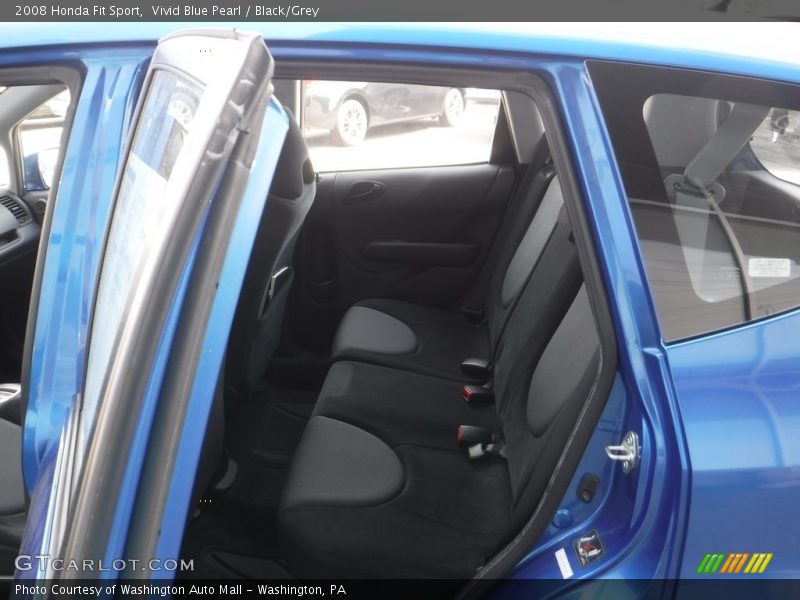 Vivid Blue Pearl / Black/Grey 2008 Honda Fit Sport
