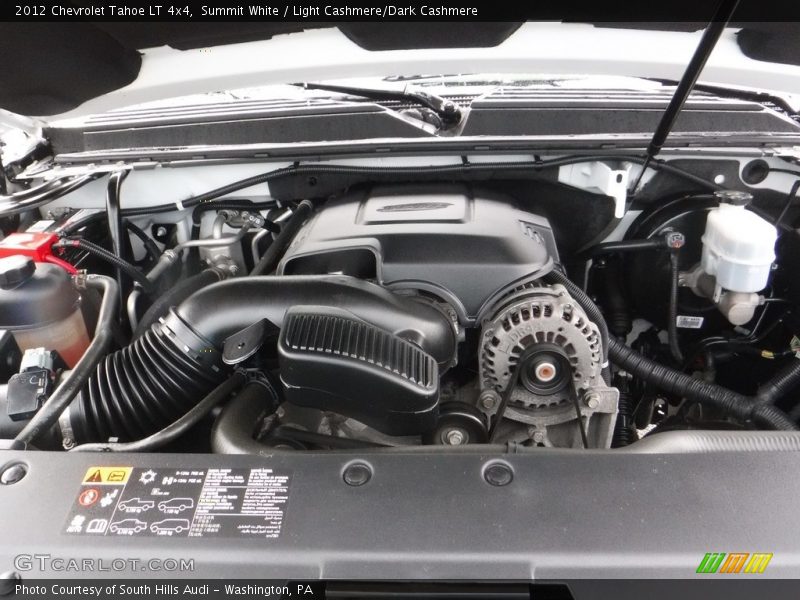 Summit White / Light Cashmere/Dark Cashmere 2012 Chevrolet Tahoe LT 4x4